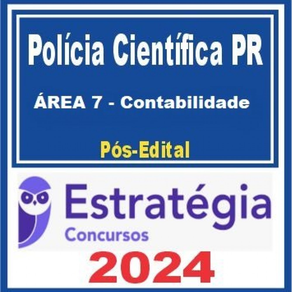 Polícia Científica PR Perito Oficial Perito Criminal Área 7